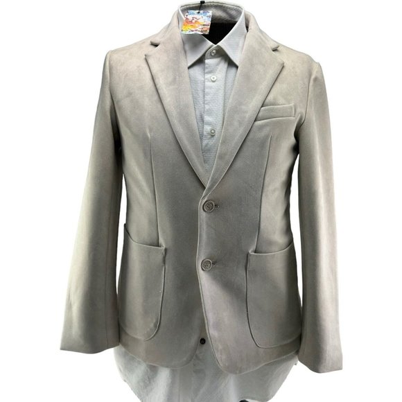 NWT Robert Graham Stone Sport Coat Blazer Vegan Suede Velvet Mens Size Small